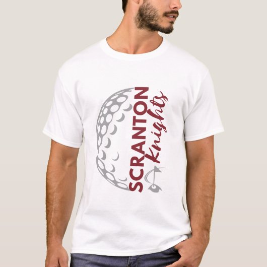 T-shirt Scranton Knights Golf - Men's Shirt (Devant)
