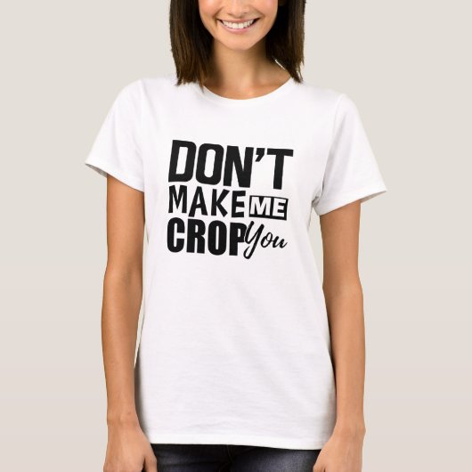 T-shirt Scrapbook - Ne me fais pas te recadrer (Devant)