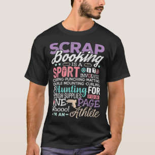 T-shirt Scrapbook Scrapbooking Est Un Artisanat De Sport D
