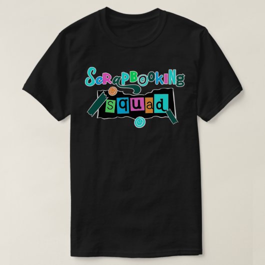 T-shirt Scrapbooking Squad Hobby Crafter Scrapbook (Design devant)