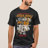 T-shirt Scream Havoc Turnagain Arm Sirens War Alaska (Devant)