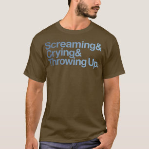 T-shirt Screaming Crying Throwing Up Funny Meme Ampersand