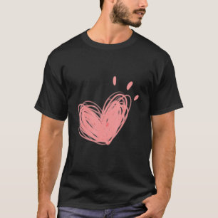 T-shirt Scribble Heart Lgbtq Gay Rights Fière Fierté Rainb