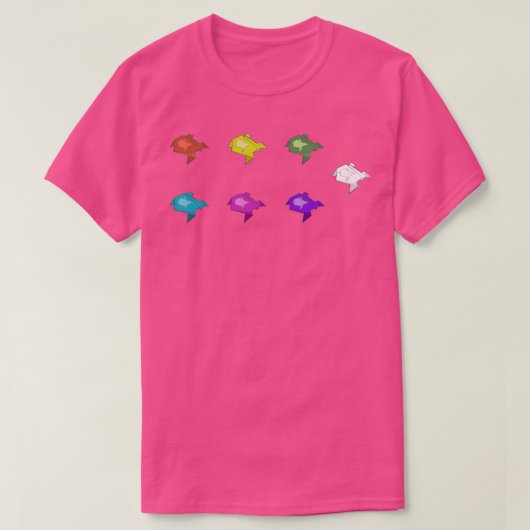 T-shirt Scribblegami Frog Color Pack (Design devant)