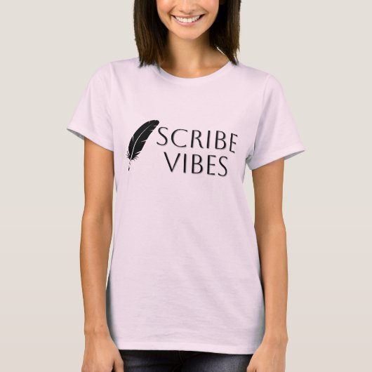 T-shirt Scribe Vibes Author Writer Poet  (Devant)