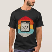 T-shirt Script Css Html Ordinateur Scientifique Geek Coder (Devant)