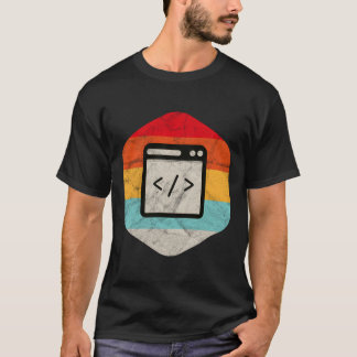 T-shirt Script Css Html Ordinateur Scientifique Geek Coder