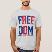 T-shirt Script de rétro Freedom Grunge | Depuis 1776 T-shi (Devant)