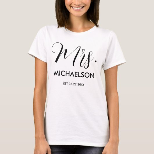 T-shirt Script de typographie (Devant)