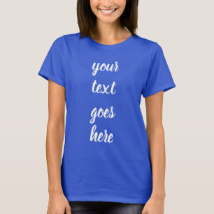 T-shirt Script modifiable Texte Modèle femmes moderne