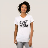 T-SHIRT SCRIPT SIMPLE DE CAT MOM (Devant entier)