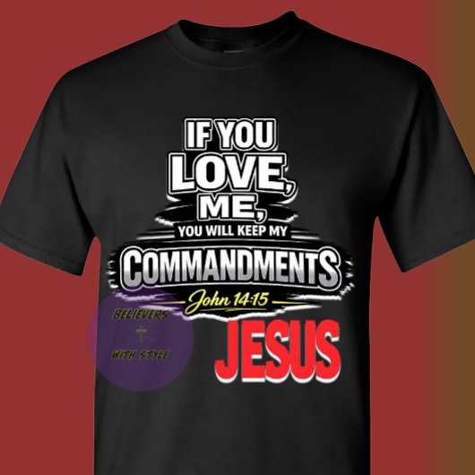 T-shirt Scripture - JESUS