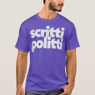 T-shirt Scritti Politti Retro FadedStyle Conception de pol