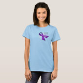 T-shirt Scroll Ruban GIST Cancer Sensibilisation (Devant entier)