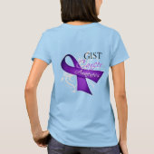 T-shirt Scroll Ruban GIST Cancer Sensibilisation (Dos)
