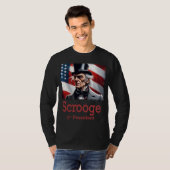 T-shirt Scrooge pour le président (Devant entier)