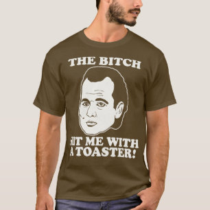 T-shirt Scrooged The Hit Me With a Toaster Citation 1