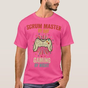 T-shirt Scrum Master Par Jour Jeu Par Nuit