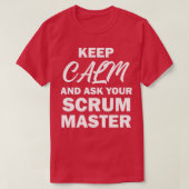 T-shirt Scrum Master Software Development Team Funny (Design devant)
