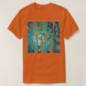 T-shirt Scuba dive diver underwater world gift idea 1 (Design devant)