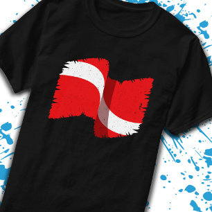 T-shirt Scuba Diving Gift - Diver Down Flag - Scuba Diver