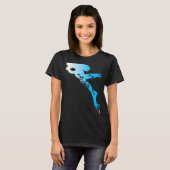 T-shirt Scuba Diving Marine Diver Aquatic Ocean Dive Reefs (Devant entier)