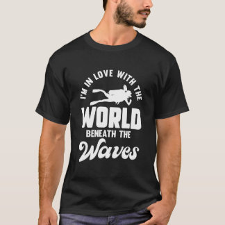 T-shirt Scuba Diving Ocean Open Water Scuba Diver Underwat