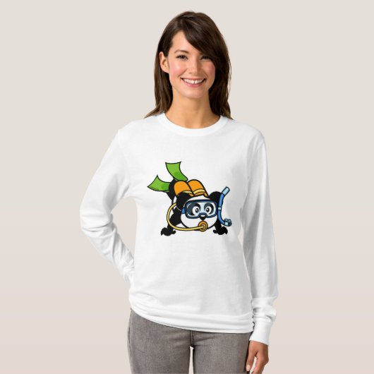 T-shirt Scuba Panda (Devant entier)