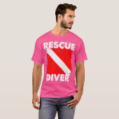 T-shirt Scuba Secourir Diver Instructeurs Étudiants Divema (Devant entier)