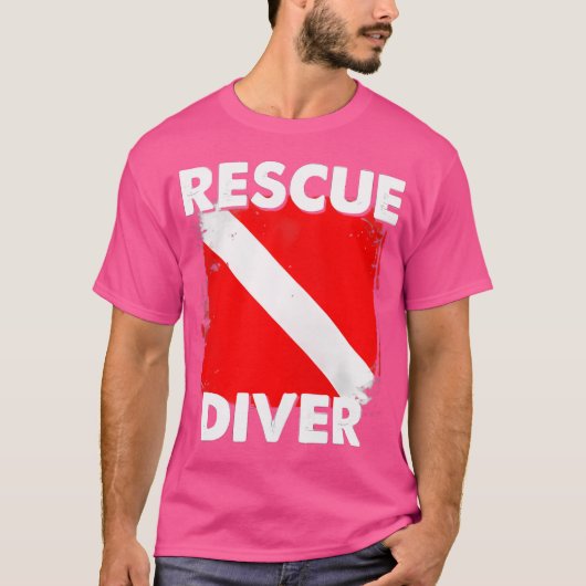 T-shirt Scuba Secourir Diver Instructeurs Étudiants Divema (Devant)