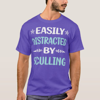 T-shirt Sculling Drôle Facilement Distrait