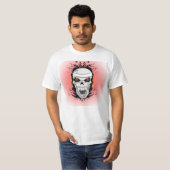 T-shirt sculpté à flamme (Devant entier)