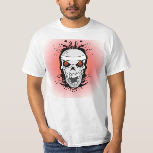 T-shirt sculpté à flamme (Devant)