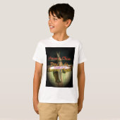 T-shirt Sculpture de lapin de bronze avec citations inspir (Devant entier)