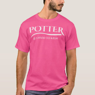 T-shirt Sculpture de pot en poterie Céramiste en argile Te