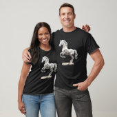 T-shirt Sculpture de statue de cheval 1 (Unisexe)