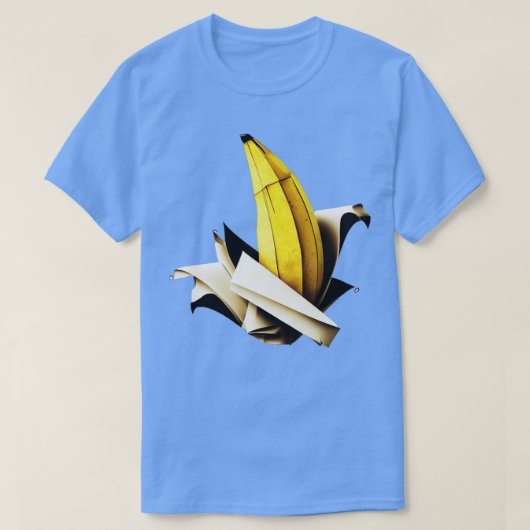 T-shirt Sculpture d'origami banane (Design devant)