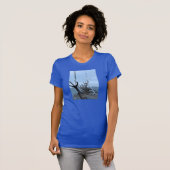 T-shirt Sculpture en bateau de Viking d'islandais (Devant entier)