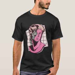 T-shirt Sculpture futuriste à demi-visage