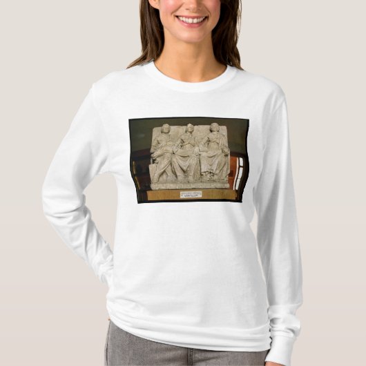 T-shirt Sculpture votive d'une divinité triple de mère (Devant)