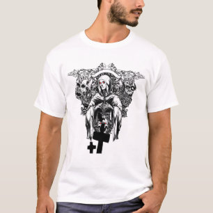 T-shirt sculte aux yeux rouges
