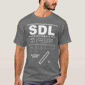 T-shirt SDL de l'aéroport de Scottsdale (Devant)