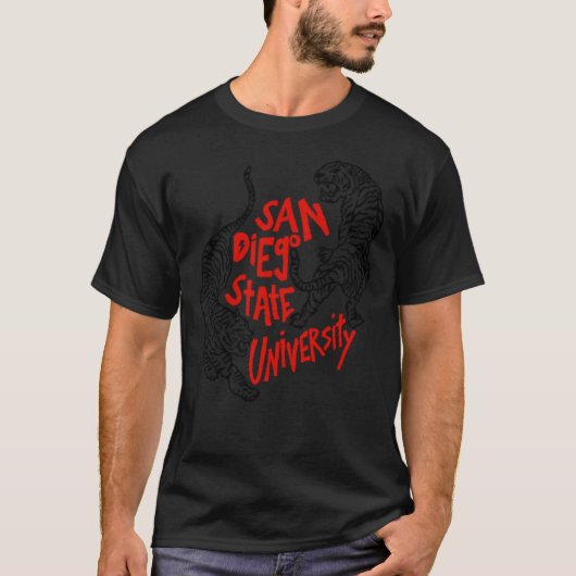 T-shirt sdsu tigers Sticker (Devant)