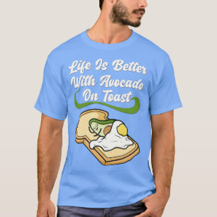 T-shirt Se Avocado Toast Damen Veganer Vegetarier Classic