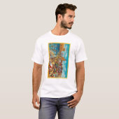 T-shirt Se baignant dans la lagune, Long Beach (Devant entier)
