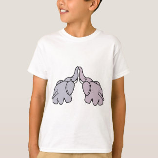 T-shirt Se blottir des éléphants
