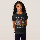 T-Shirt Se Cacher Avec Mes Gnomies Fêtes De Noël (Devant entier)
