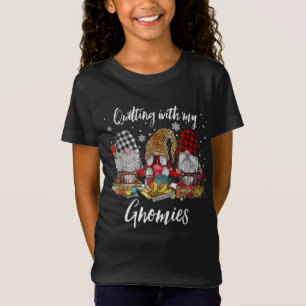 T-Shirt Se Cacher Avec Mes Gnomies Fêtes De Noël