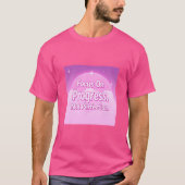 T-shirt Se concentrer sur le progrès, pas la perfection – (Devant)