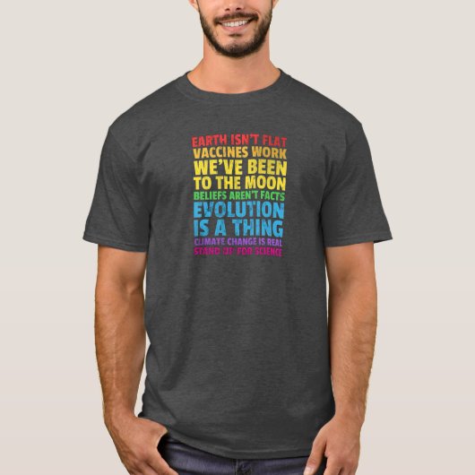 T-shirt 'Se Débattre Pour La Science' (Devant)